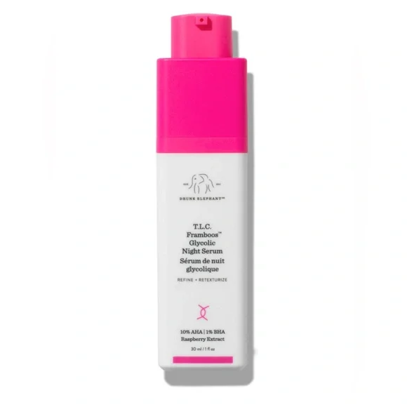 Drunk Elephant T.L.C. Framboos GlycolicNight Serum new in box